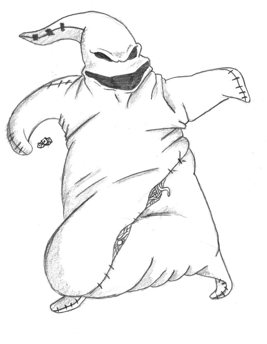 Oogie Boogie Coloring Pages Coloring Pages