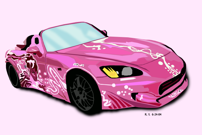 Pink Fast Cars