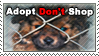Adopt Don't Shop Stamp by xXRoconzaXx