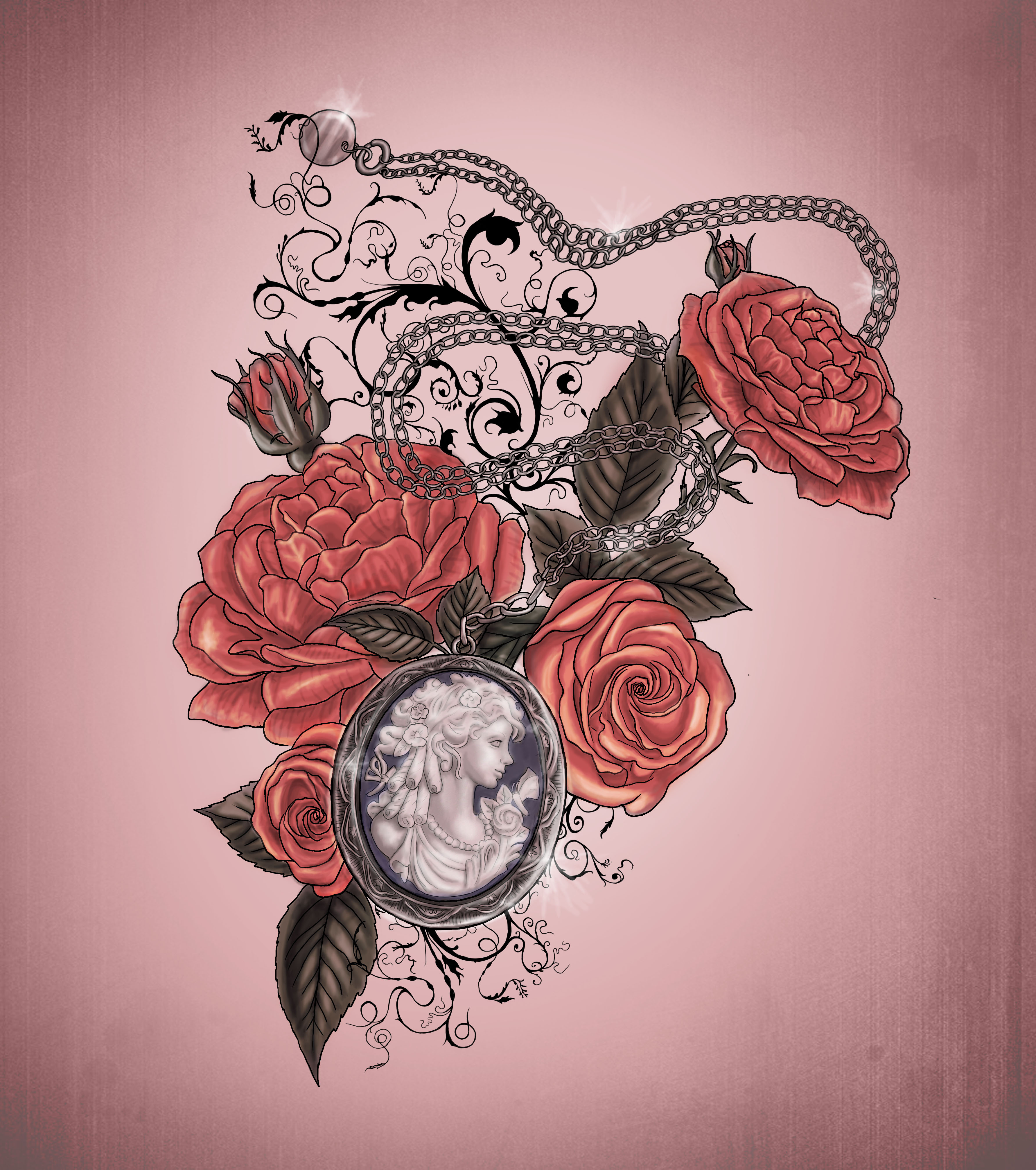1000+ images about Tattoo art on Pinterest | Victorian ...
 Victorian Flower Tattoo