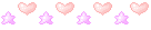 Floating Kawaii Hearts and Stars Divider by Pastel-BunBun