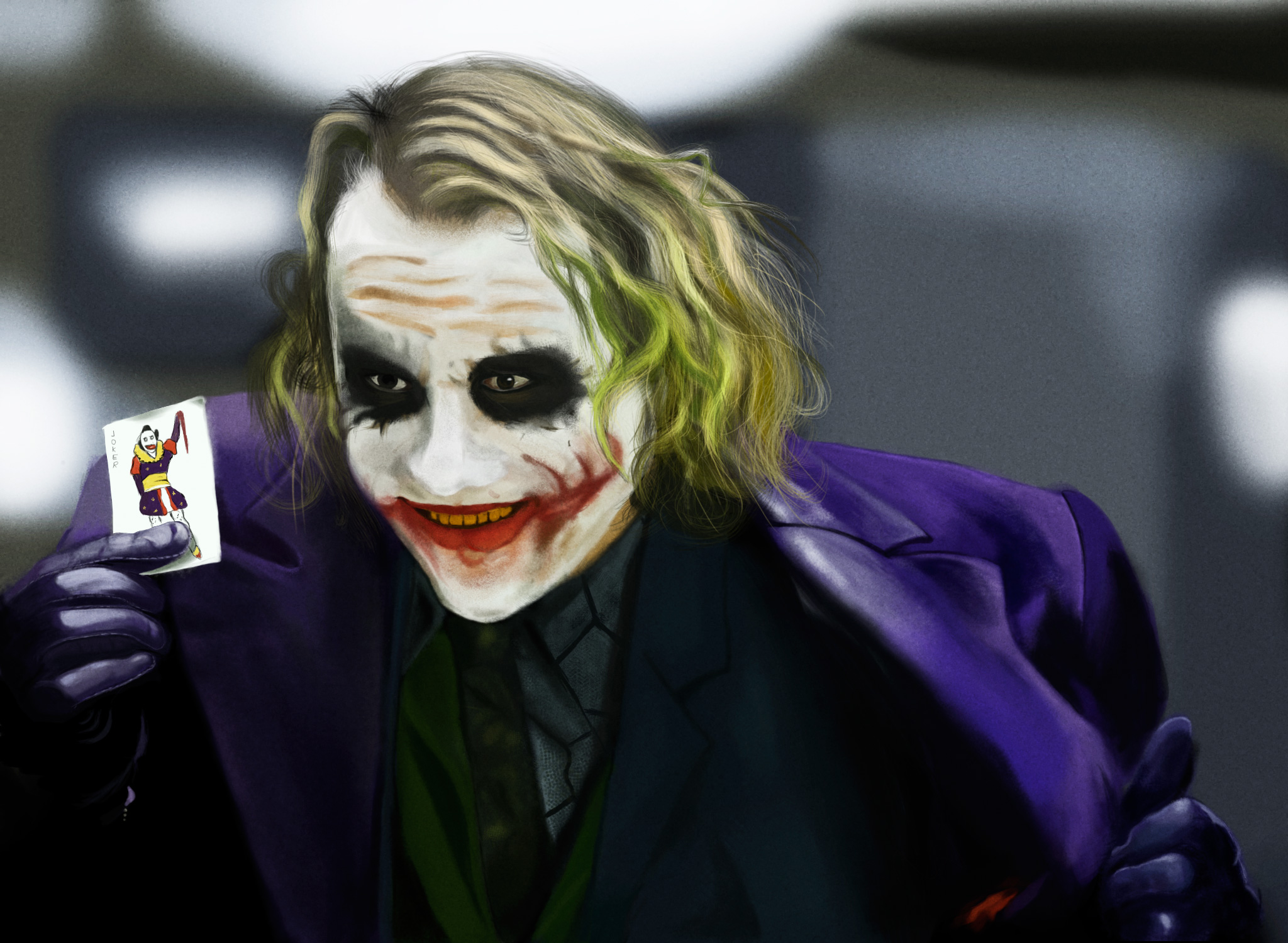 The Joker - Heath Ledger from the Dark Knight by kartjeeva on DeviantArt