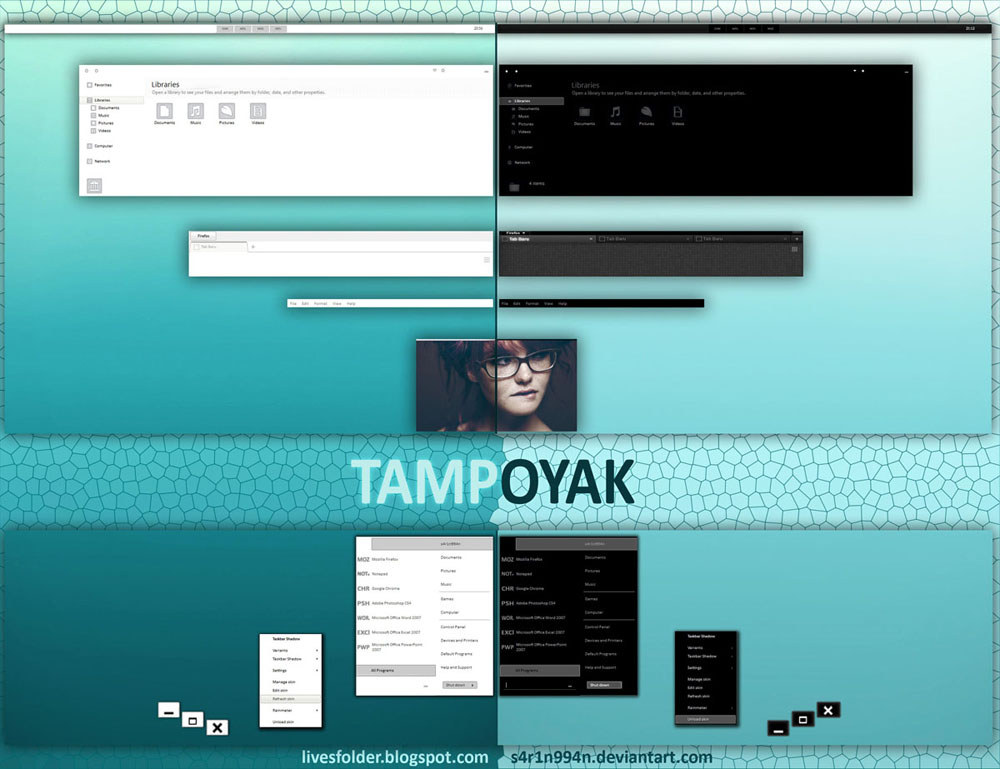 Somel Blue Theme for Win7