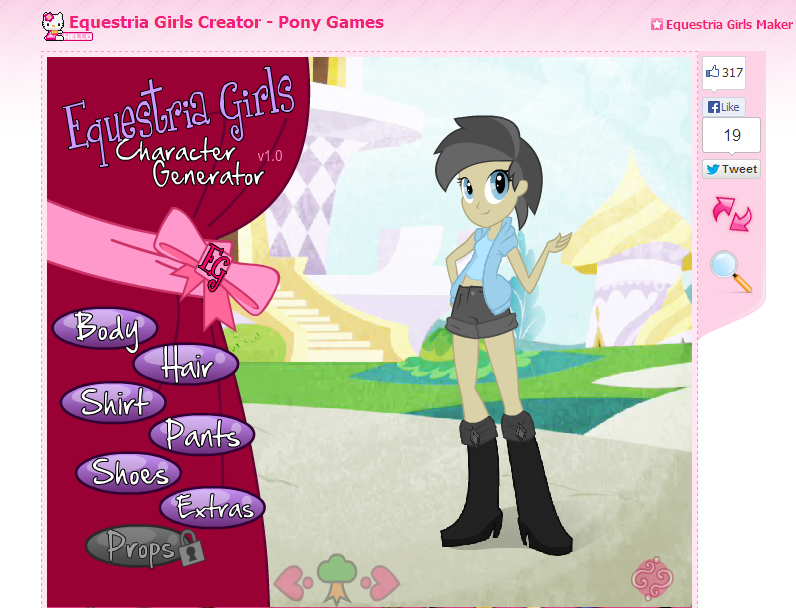 Equestria Girls Avatar Maker  Jogue Agora Online Gratuitamente - Y8.com