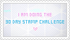 I am doing the 30 day stamp challenge by apparate