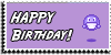 Stamp - Happy Birthday [purple] by ShiStock