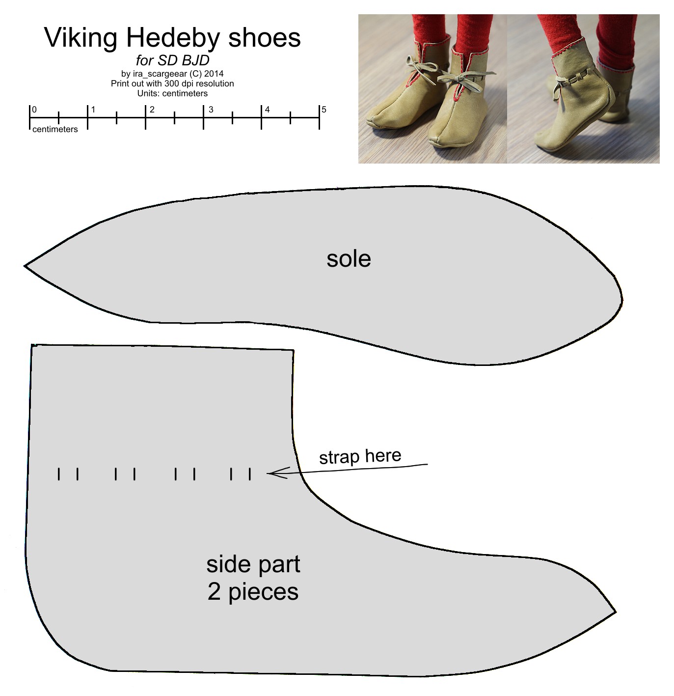 SD BJD Viking Hedeby shoes by scargeear on DeviantArt