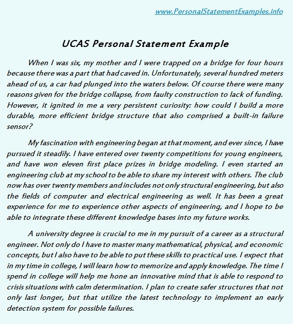 Ucas personal statement writing service
