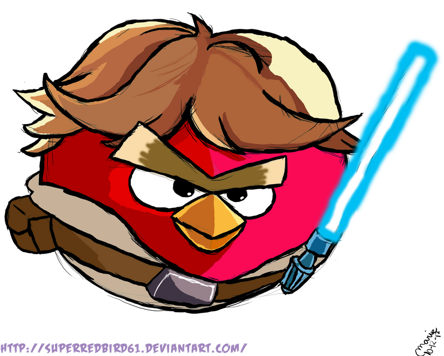 Angry Birds Star Wars Fan Art by SuperRedBird61