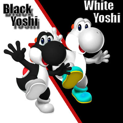 Yoshi Black And White by Mr123Spiky on deviantART