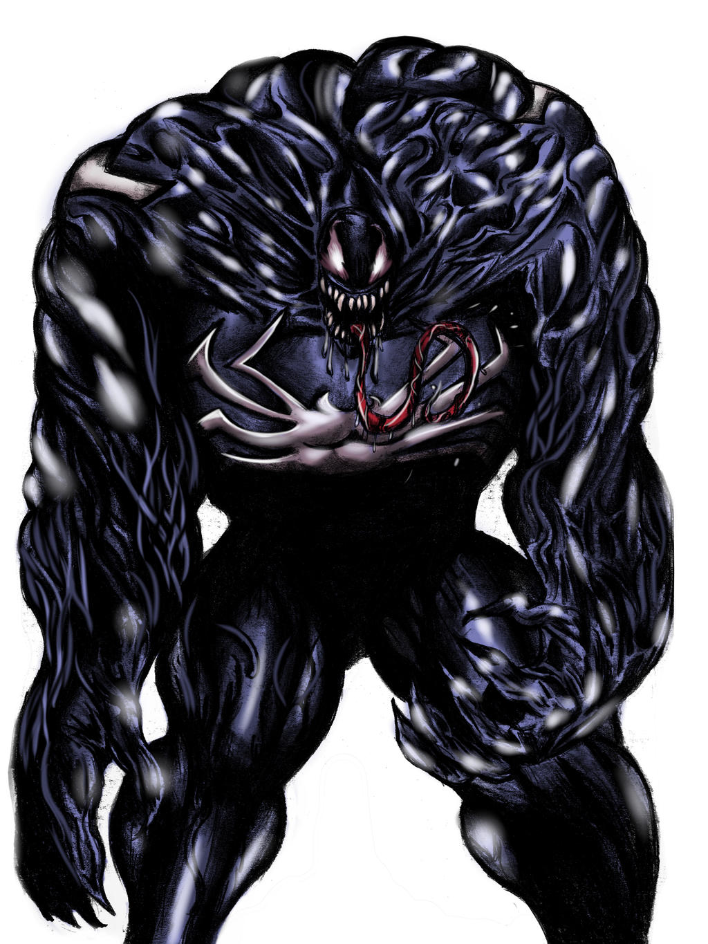 dark avengers venom coloring pages - photo #2