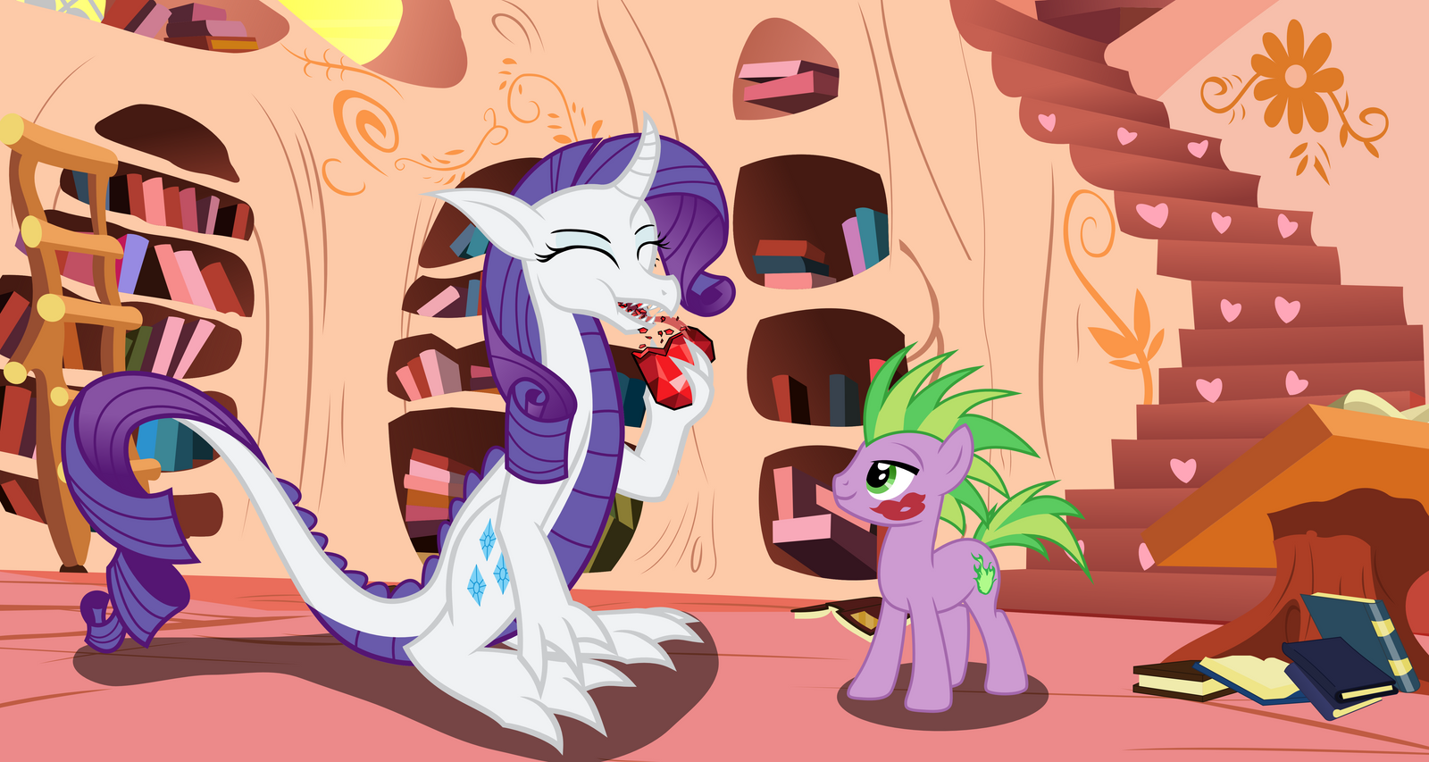 [Obrázek: alternate_universe___spike_and_rarity_by...7kzu6p.png]
