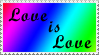 Love is Love stamp by capriciousgamzeee