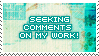 My Comment Stamp by magicalmasterpiece