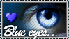 Blue Eyes Stamp by Emerald-Depths
