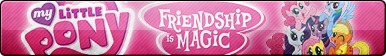 MLP: Friendship is Magic Fan Button (Edited) by ButtonsMaker