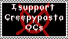 STAMP: Creepypasta OC Support Stamp by InvaderIka