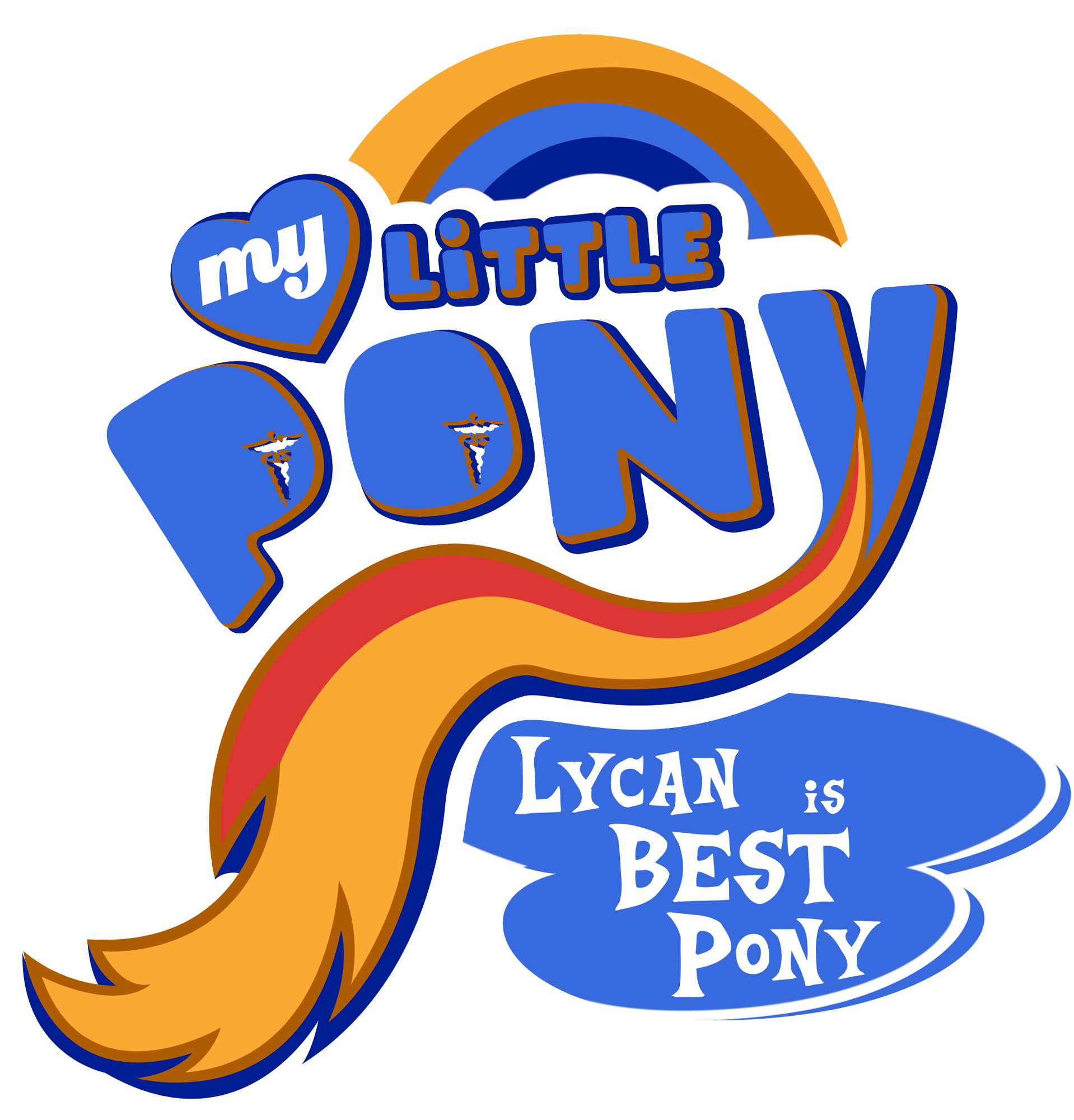 Fanart - MLP. My Little Pony Logo - Lycan by jamescorck on DeviantArt