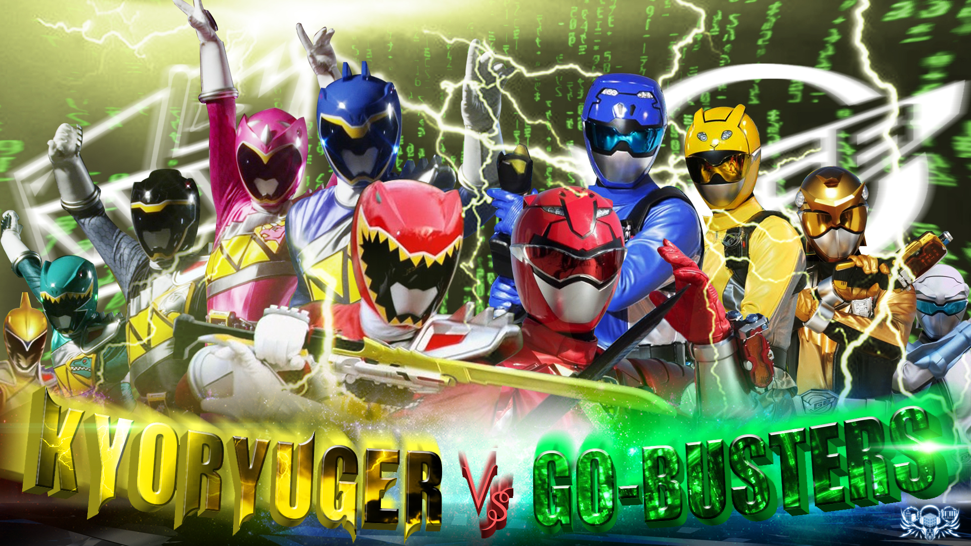 Kyoryuger Vs Go-Busters by hoanngoc09 on deviantART