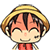Luffy Anime Emoji (Sho Happy) [V3]
