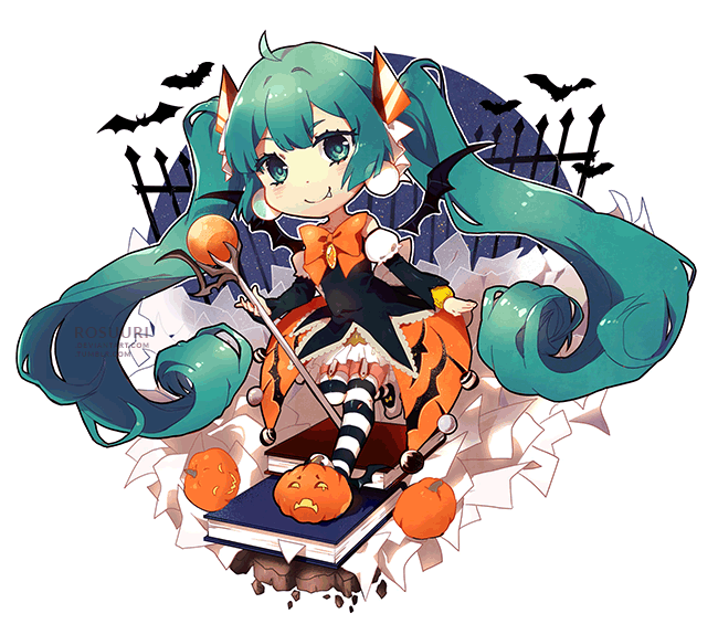 Halloween Miku by Rosuuri