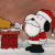 Santa Snoopy Bell Ring Plz