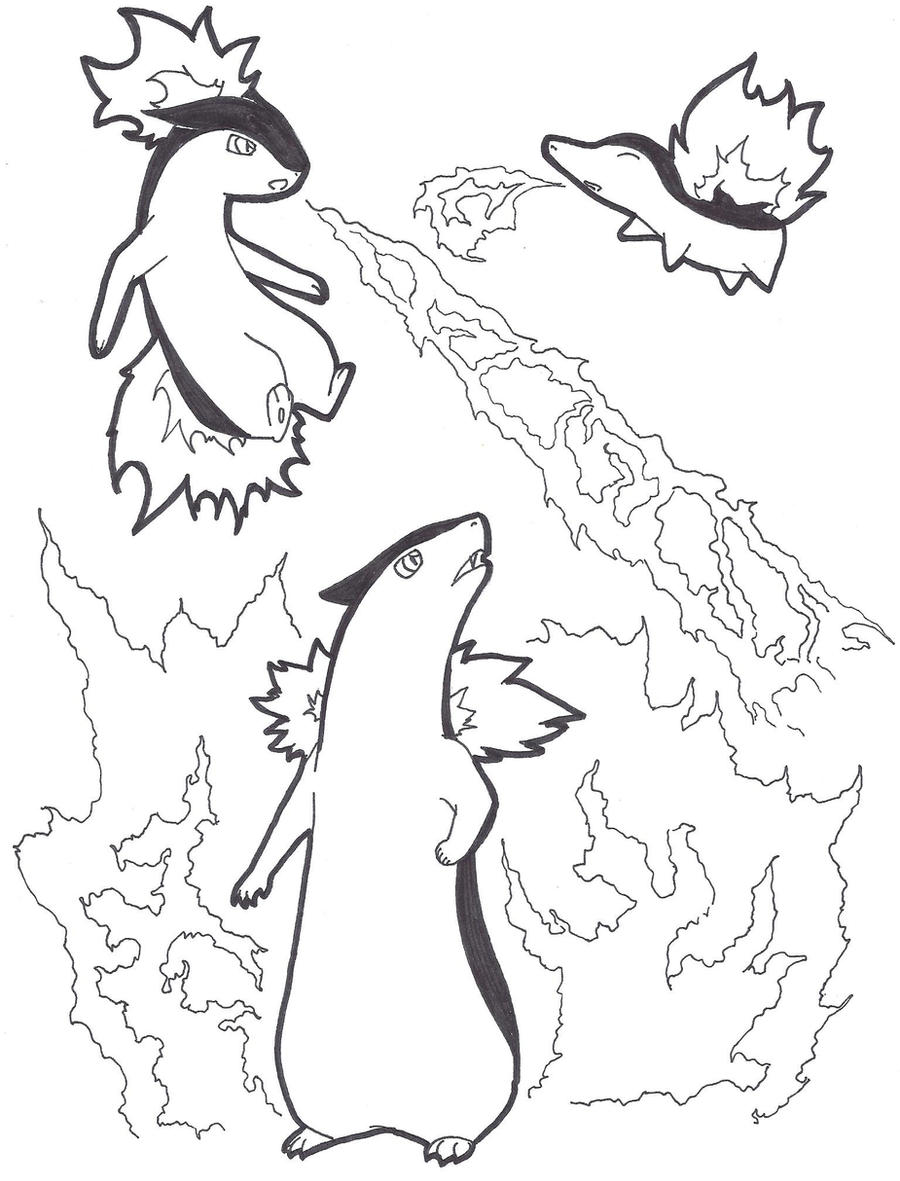 quilava pokemon coloring pages - photo #41