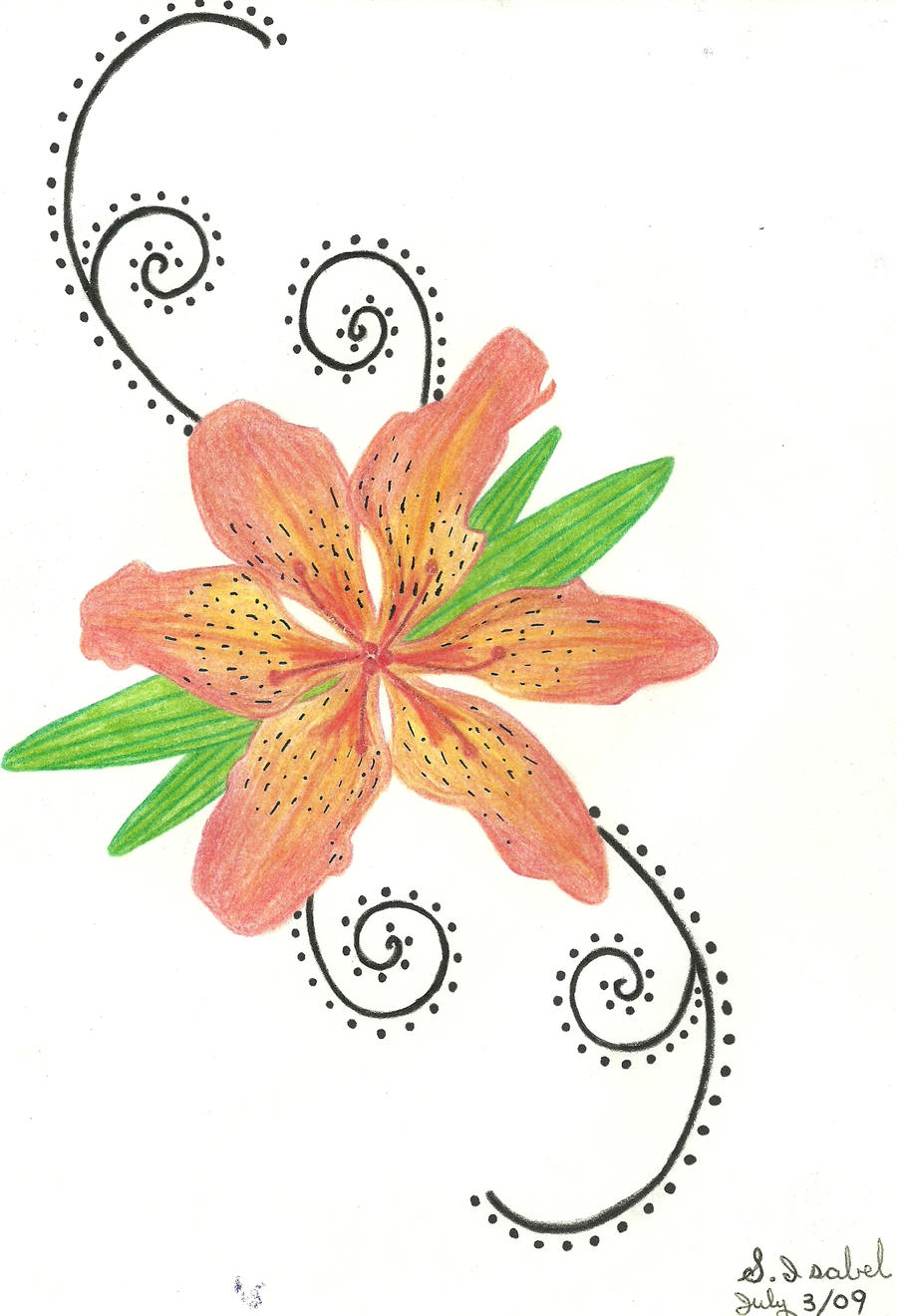 TIGER LILY TATTOO by S-Isabel on DeviantArt