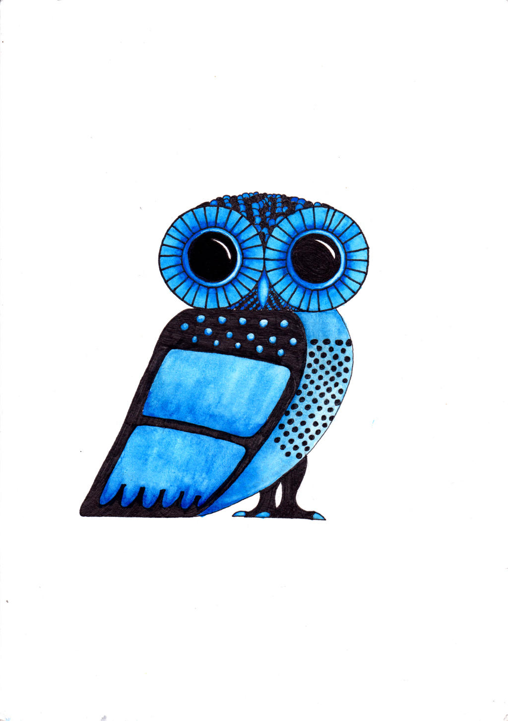 The gallery for --> Athenas Owl Symbol Drawing