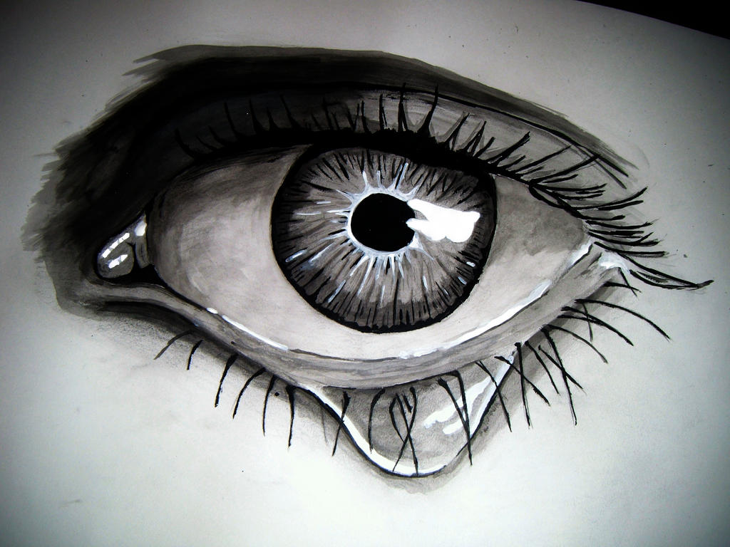 Crying Eye Drawing